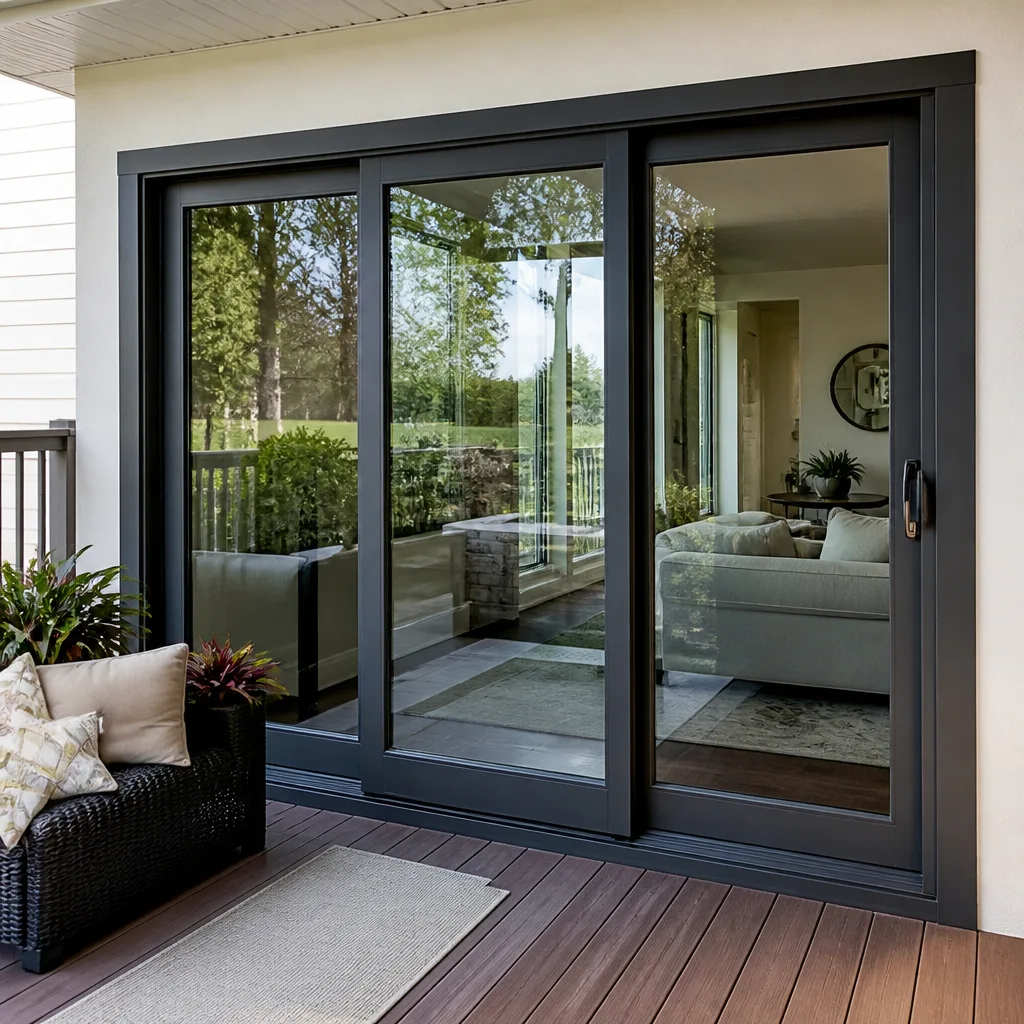 Sliding glass doors